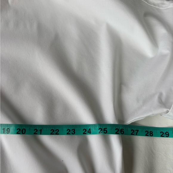 🤍Chico’s No Iron White Cotton Button Up Blouse Sz 4 NWT Pockets🤍 - Picture 8 of 11
